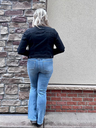 Judy Blue High Waisted Tummy Control Mid Wash Instant Classic Indigo Bootcut Jean Tall