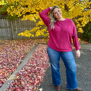 Cabernet Hacci Oversized Sweater