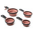 Krumbs Kitchen Silicone Collapsible Measuring Cups 4pcs Set