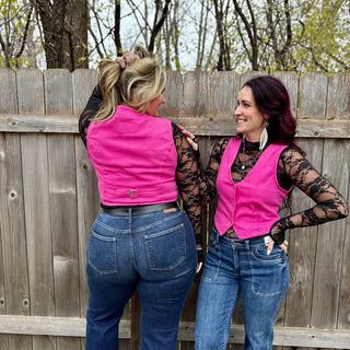 Judy Blue Pink Denim Vest