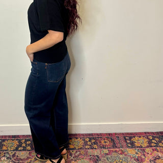 Judy Blue High Rise Ankle Wide Jeans