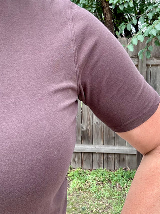 Dark Brown classic Boxy Fit Tee
