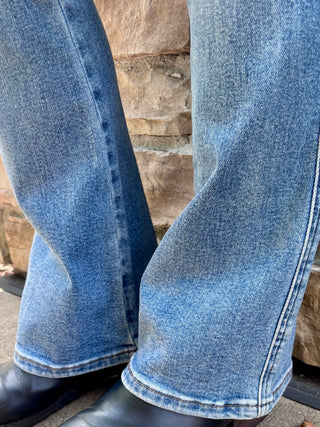 Judy Blue High Waisted Tummy Control Mid Wash Instant Classic Indigo Bootcut Jean Regular