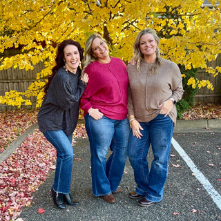 Cabernet Hacci Oversized Sweater