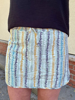 Multi Colored Dolphin Skort