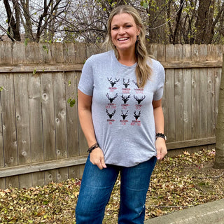 Reindeer Funny Tee