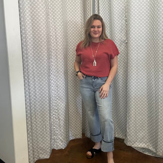 Judy Blue High Rise Light Wash Straight Leg Jeans