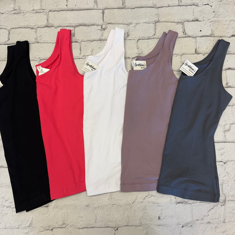 Mauve Butter Soft Yoga Tank