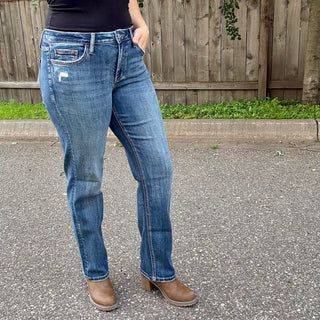 Lovervet Mid Rise Straight Leg Jean