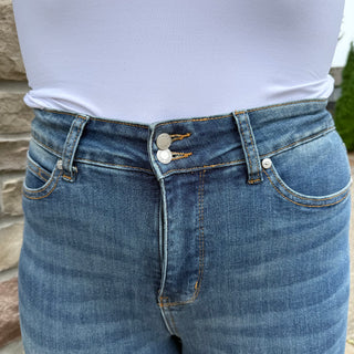 Judy Blue High Rise Tummy Control Double Button Flares