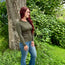 Olive Basic Round Neck Long Sleeve