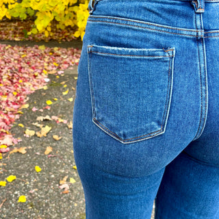 Risen High Rise Straight Leg Jean