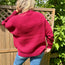 Cabernet Oversized Sweater with Side Slit