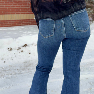 Judy Blue High Rise Trouser Flares