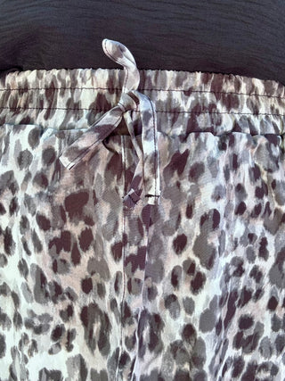 Leopard Print Dolphin Skort