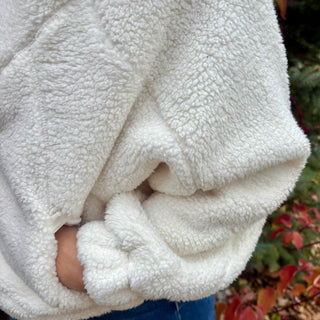 Sherpa Quarter Zip Hoodie