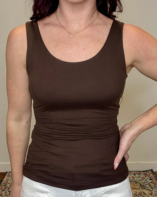 Espresso Butter Soft Yoga Tank