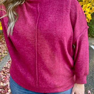 Cabernet Hacci Oversized Sweater