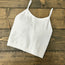 White Ribbed Bralette with Pads