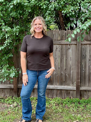 Black Classic Boxy Fit Tee