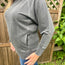 Black French Terry Pull Over