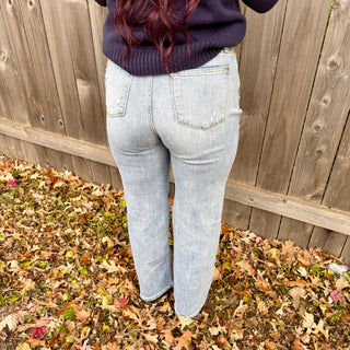 Judy Blue High Rise Light Wash Dad Jean