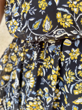 Paisley Border Mini Dress