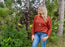 Rust Oversized Round Neck Dolman Sweater
