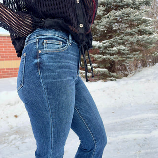 Judy Blue High Rise Trouser Flares