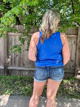Royal Blue Firecracker Tank