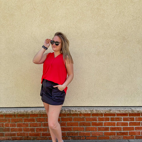 Black Hiking Skort