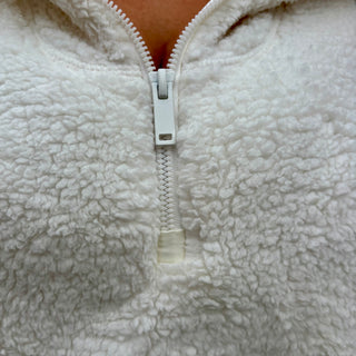 Sherpa Quarter Zip Hoodie