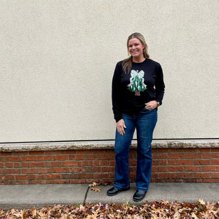 Festive Bow Tree Long Sleeve