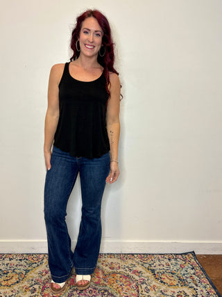 Black Relaxed Fit Tank