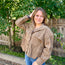 Corduroy Babydoll Button up Jacket