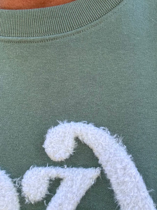 Ash Blue "Cozy" Fleece Sweatshirt