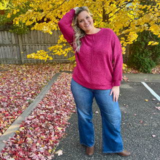 Cabernet Hacci Oversized Sweater