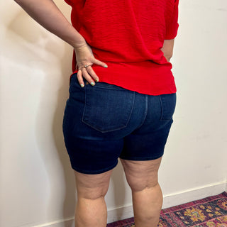 Judy Blue High Rise V-Front Shorts