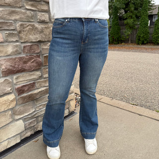 Judy Blue High Rise Tummy Control Double Button Flares