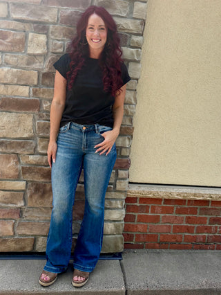 Risen Low Rise Flare Stretchy Jean