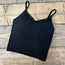 Black Ribbed Bralette with Pads