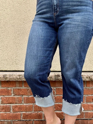 Risen High Rise Slim Barrel Jeans