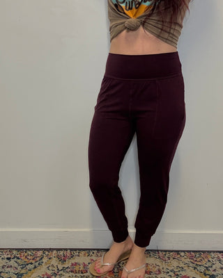 Maroon Butter Soft Joggers