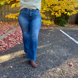 Risen High Rise Straight Leg Jean