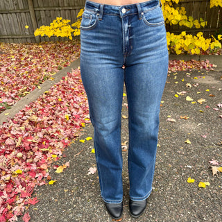 Risen High Rise Straight Leg Jean