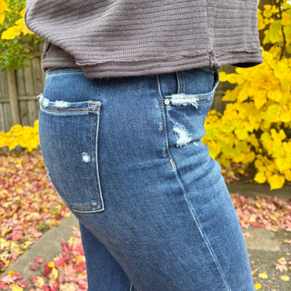 Tummy Control Risen High Rise Straight Leg