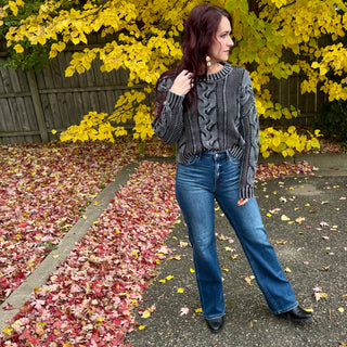 Risen High Rise Straight Leg Jean