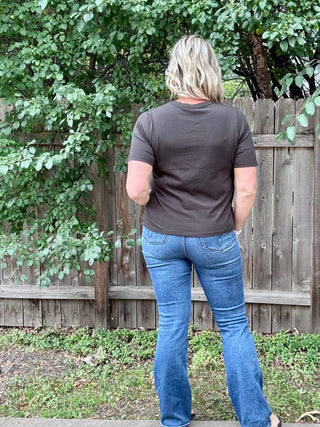 Black Classic Boxy Fit Tee