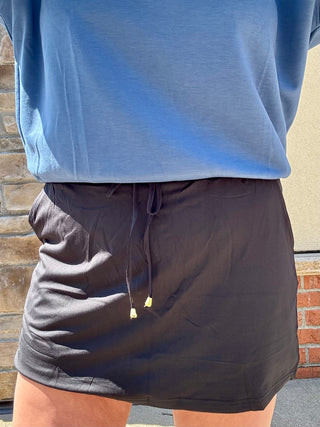 Black Athletic Skort
