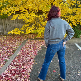 Charcoal Half Zip Sweatshirt
